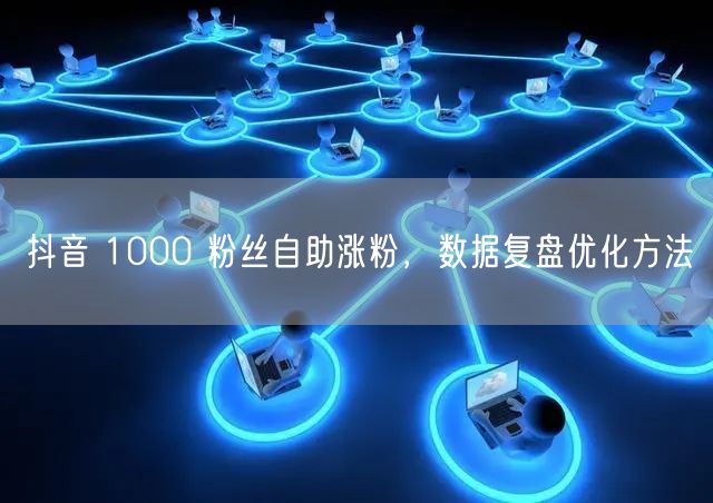 抖音 1000 粉丝自助涨粉，数据复盘优化方法