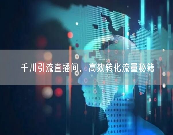 千川引流直播间，高效转化流量秘籍