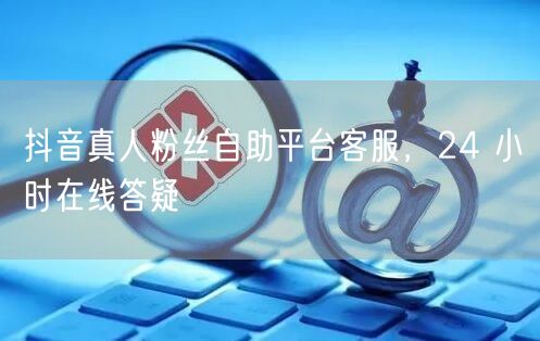 抖音真人粉丝自助平台客服，24 小时在线答疑