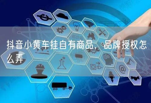 抖音小黄车挂自有商品，品牌授权怎么弄
