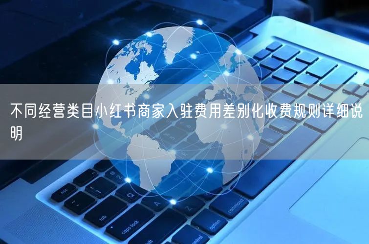 不同经营类目小红书商家入驻费用差别化收费规则详细说明