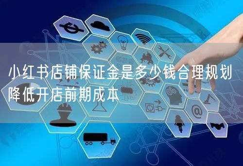 小红书店铺保证金是多少钱合理规划 降低开店前期成本