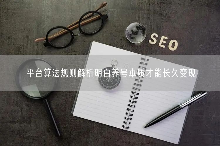 平台算法规则解析明白养号本质才能长久变现