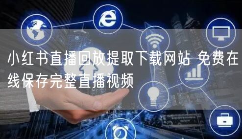 小红书直播回放提取下载网站 免费在线保存完整直播视频