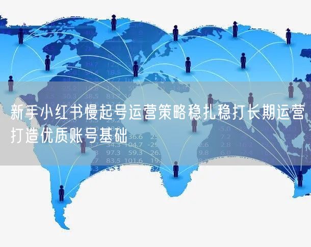 新手小红书慢起号运营策略稳扎稳打长期运营打造优质账号基础
