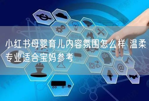 小红书母婴育儿内容氛围怎么样 温柔专业适合宝妈参考