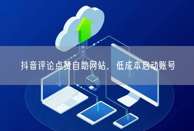 抖音评论点赞自助网站，低成本启动账号