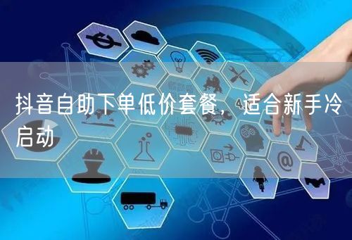 抖音自助下单低价套餐，适合新手冷启动