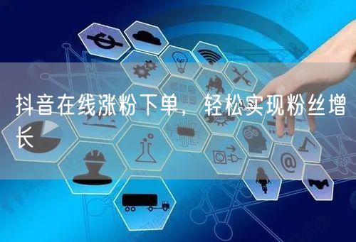 抖音在线涨粉下单，轻松实现粉丝增长