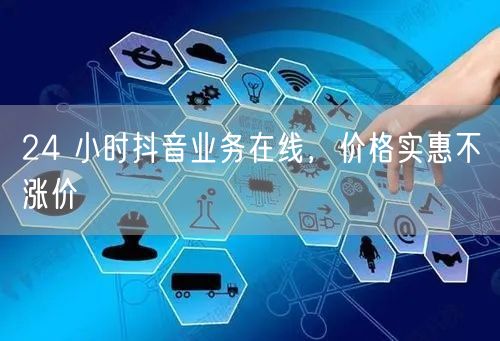 24 小时抖音业务在线，价格实惠不涨价