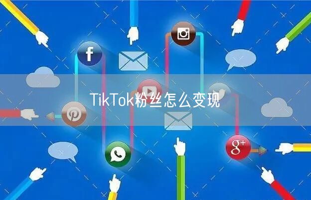TikTok粉丝怎么变现